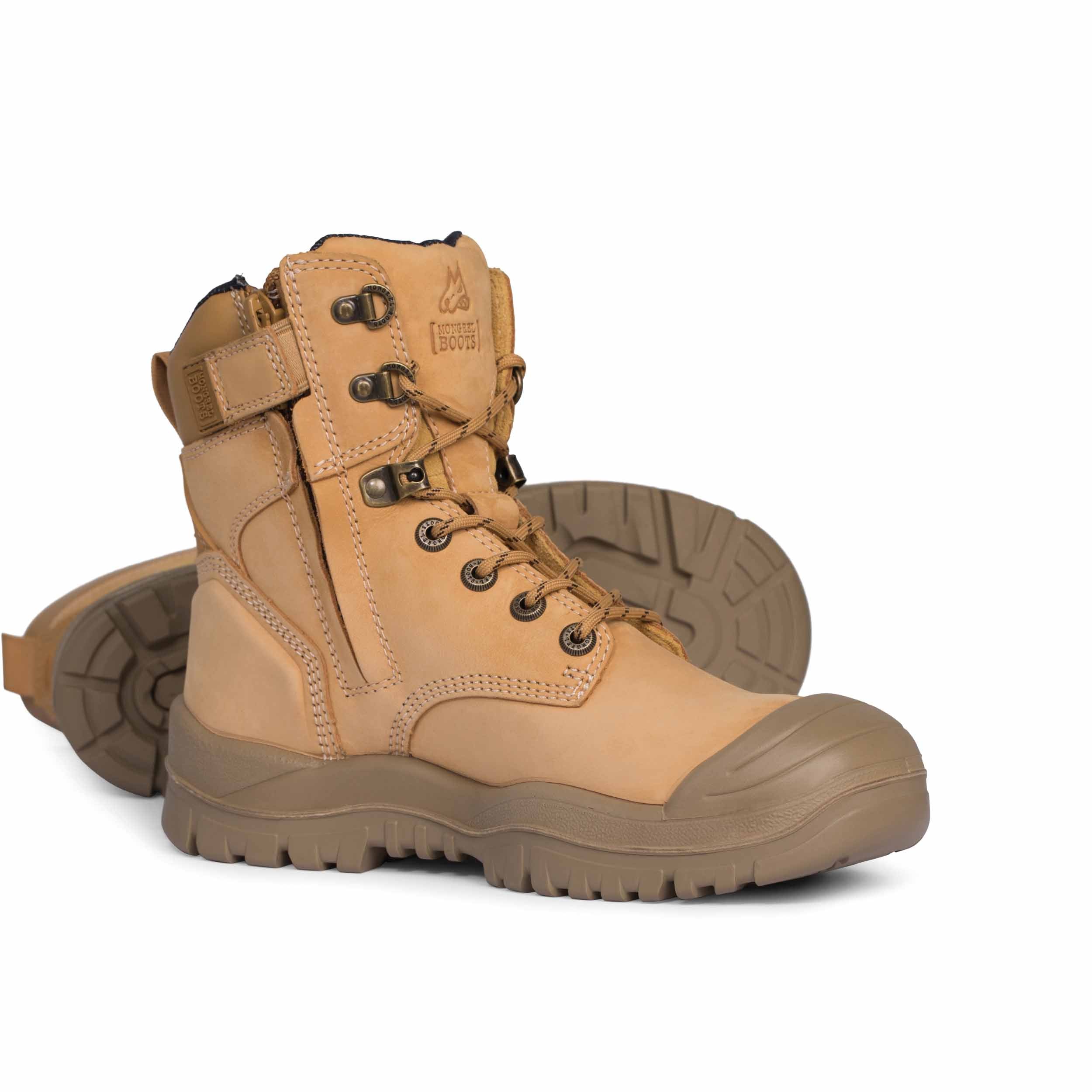 Mongrel High Sided Zip Bump Cap Safety Boot
