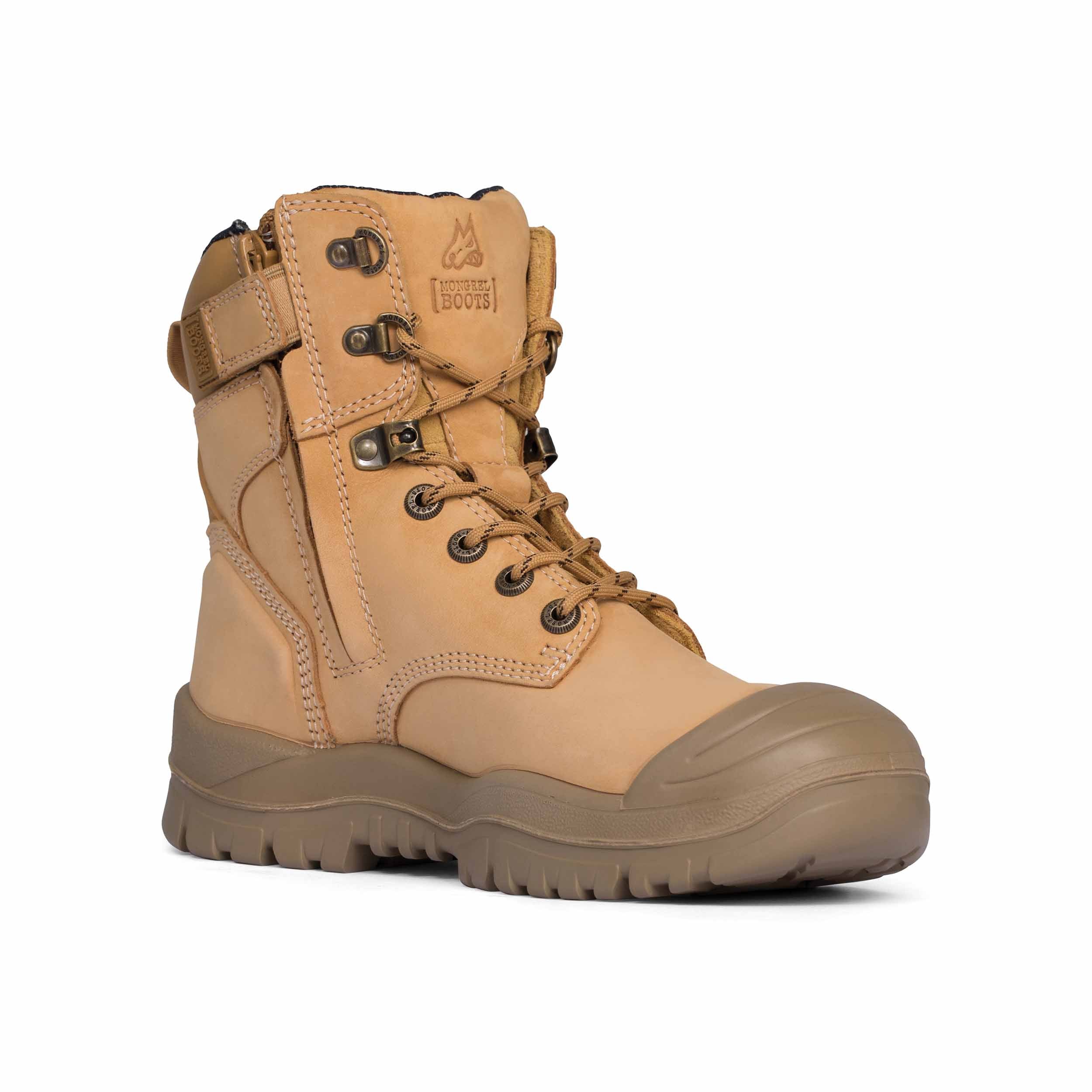 Mongrel High Sided Zip Bump Cap Safety Boot