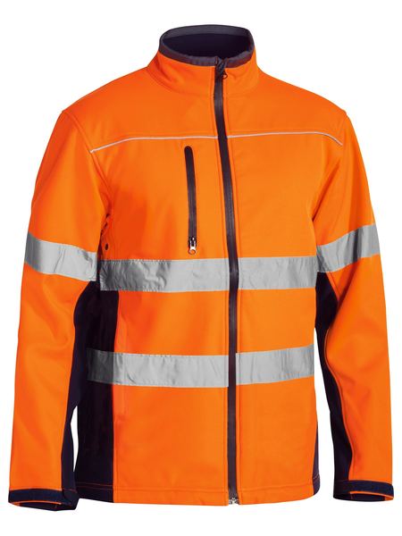 Bisley Soft Shell Hi-Viz Reflective Jacket