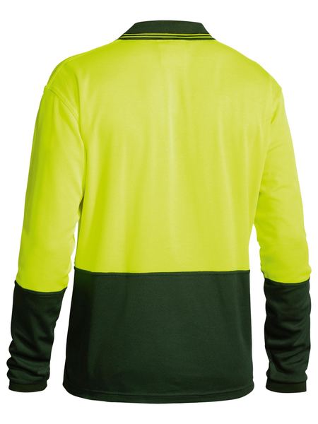 Shirt Hivis Polo L/S Ctn Bk