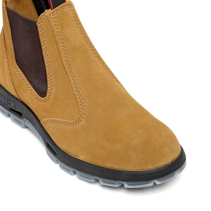 Redback Elastic Sided Work Boot Suede