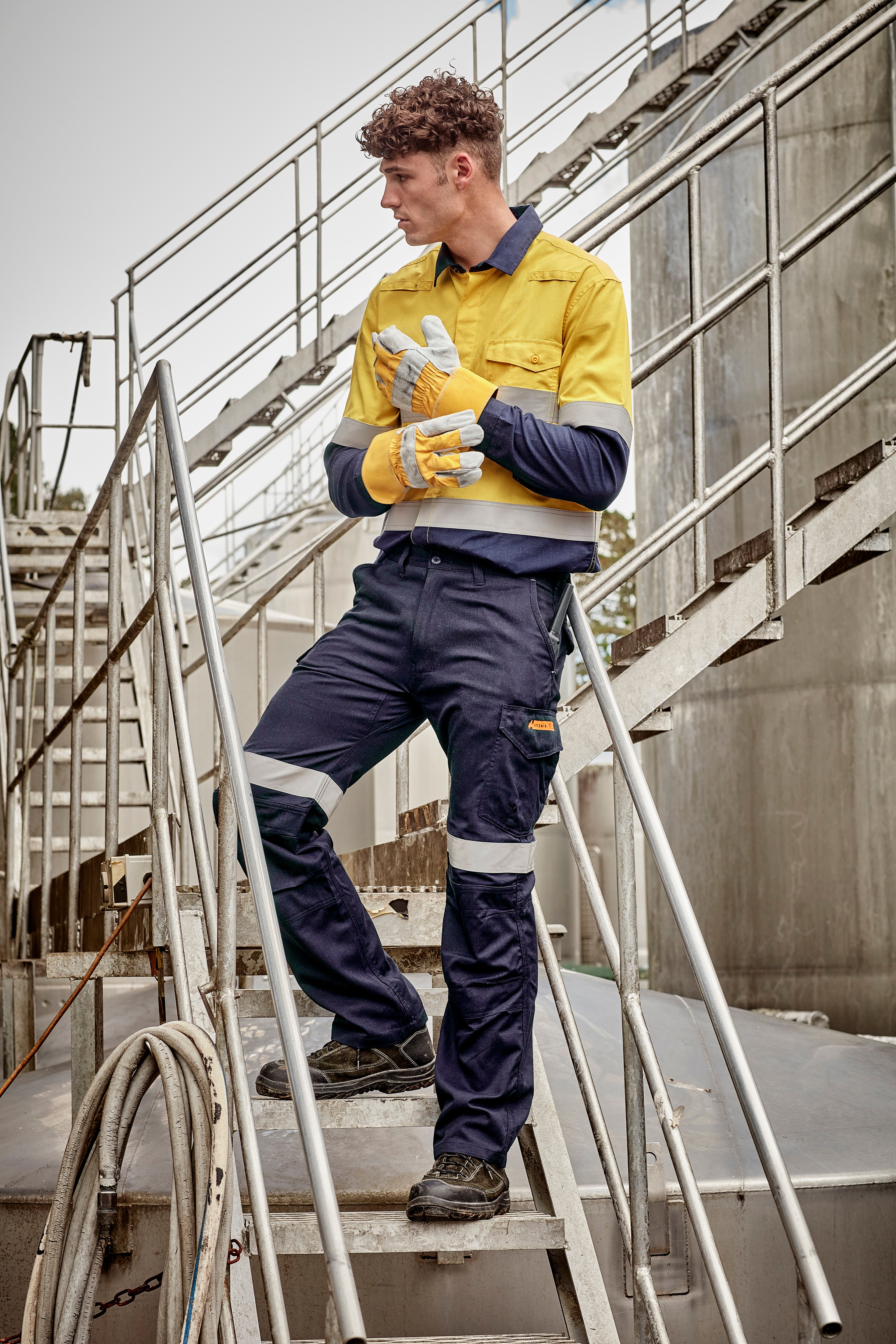 SYZMIK FR Mens Taped Cargo Pant