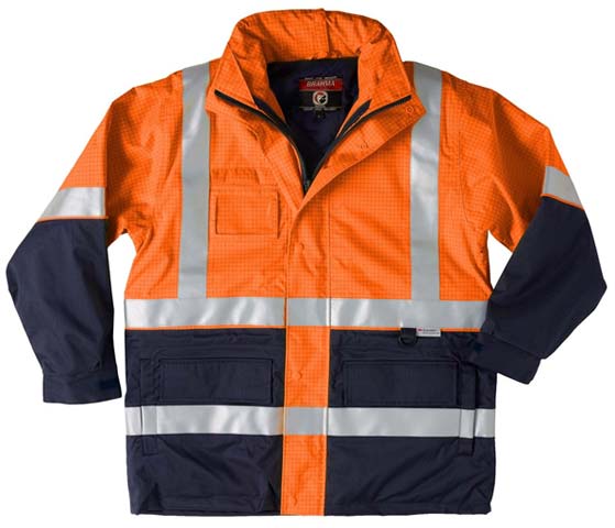 BRAHMA Platinum Hi-Viz Waterproof FR & Anti-Static Jacket