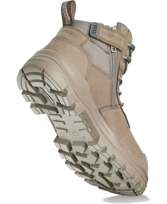 Blundstone Rotoflex Low Cut Safety Boot Stone