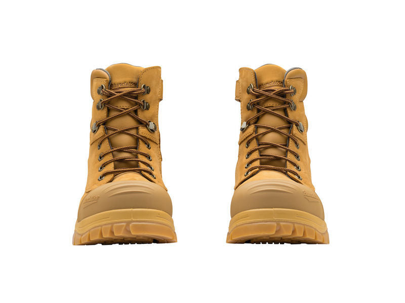 Blundstone Lace Up Zip Safety Boot