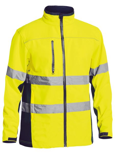 Bisley Soft Shell Hi-Viz Reflective Jacket