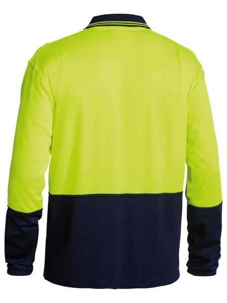 Shirt Hivis Polo L/S Ctn Bk