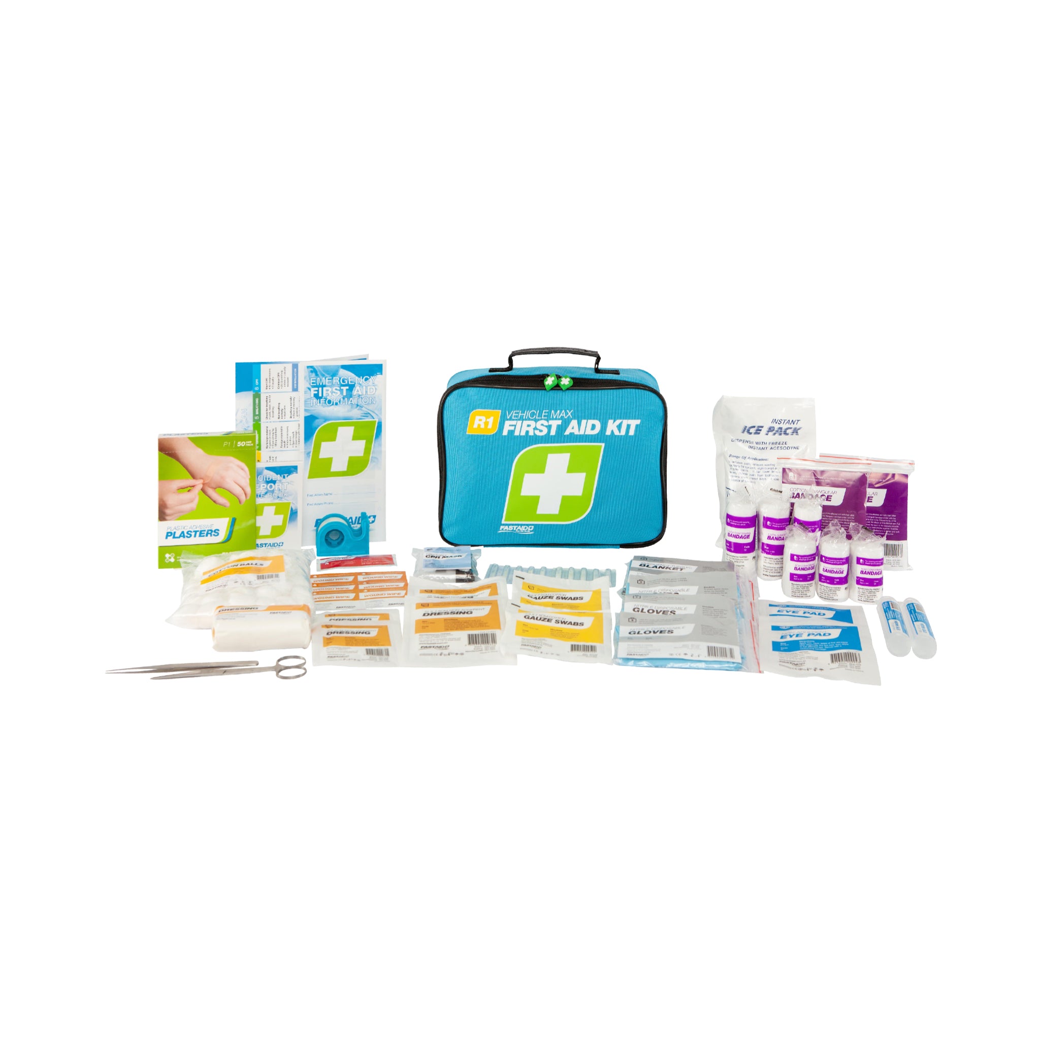 R1 Vehicle Max First Aid Kit, Soft Pack