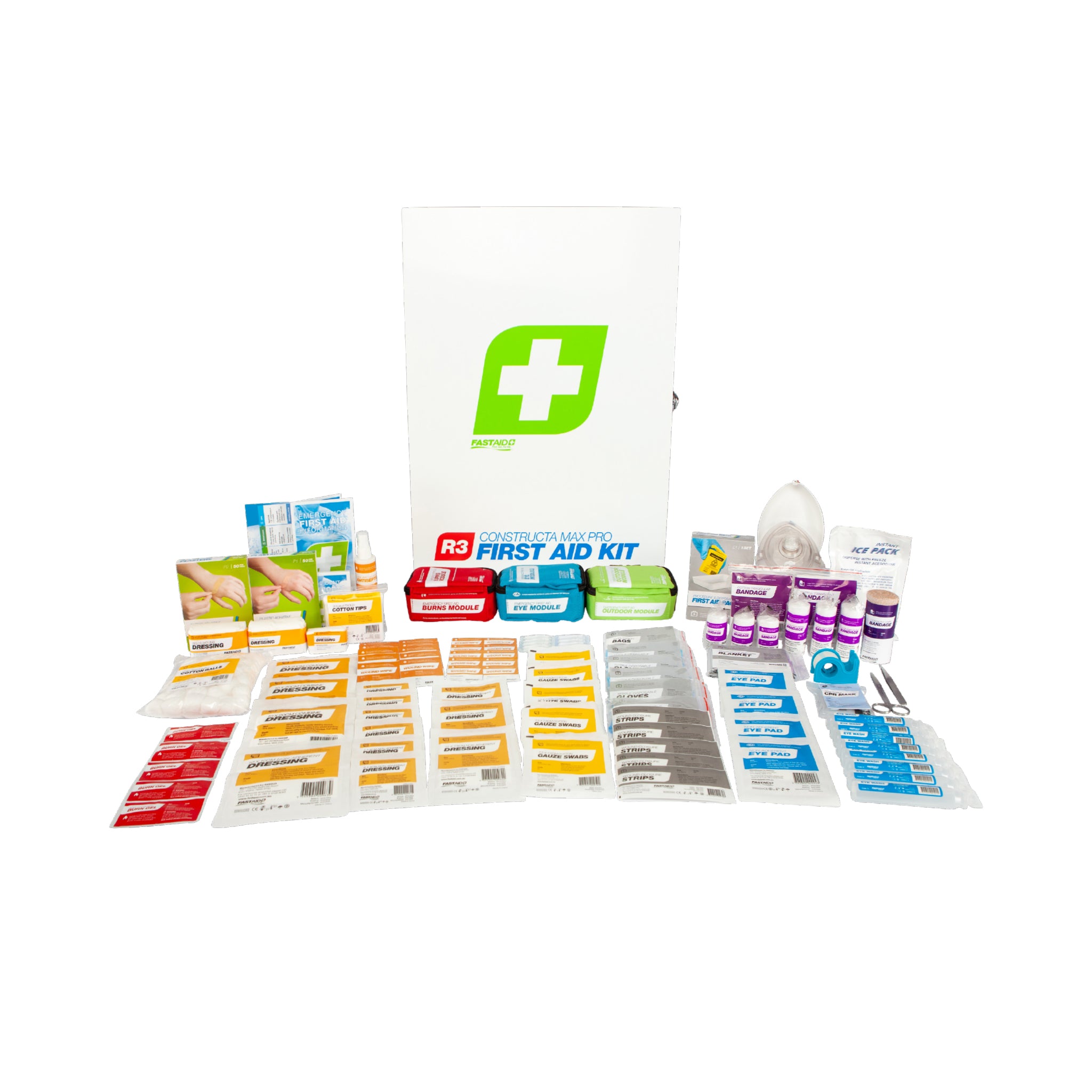 First Aid Kit R3 Metal Wallmount