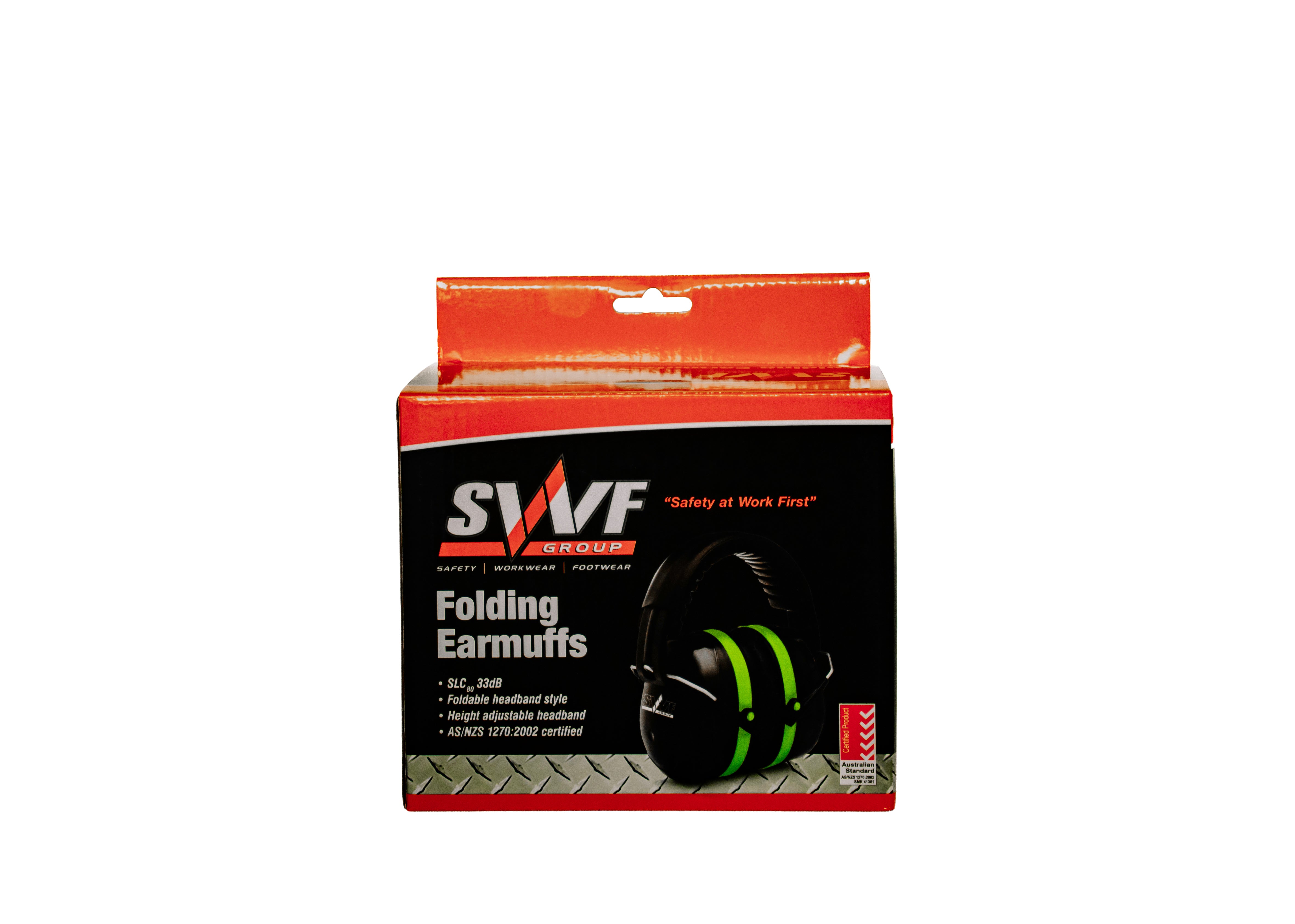 SWF 33dB Class 5 Folding Earmuffs
