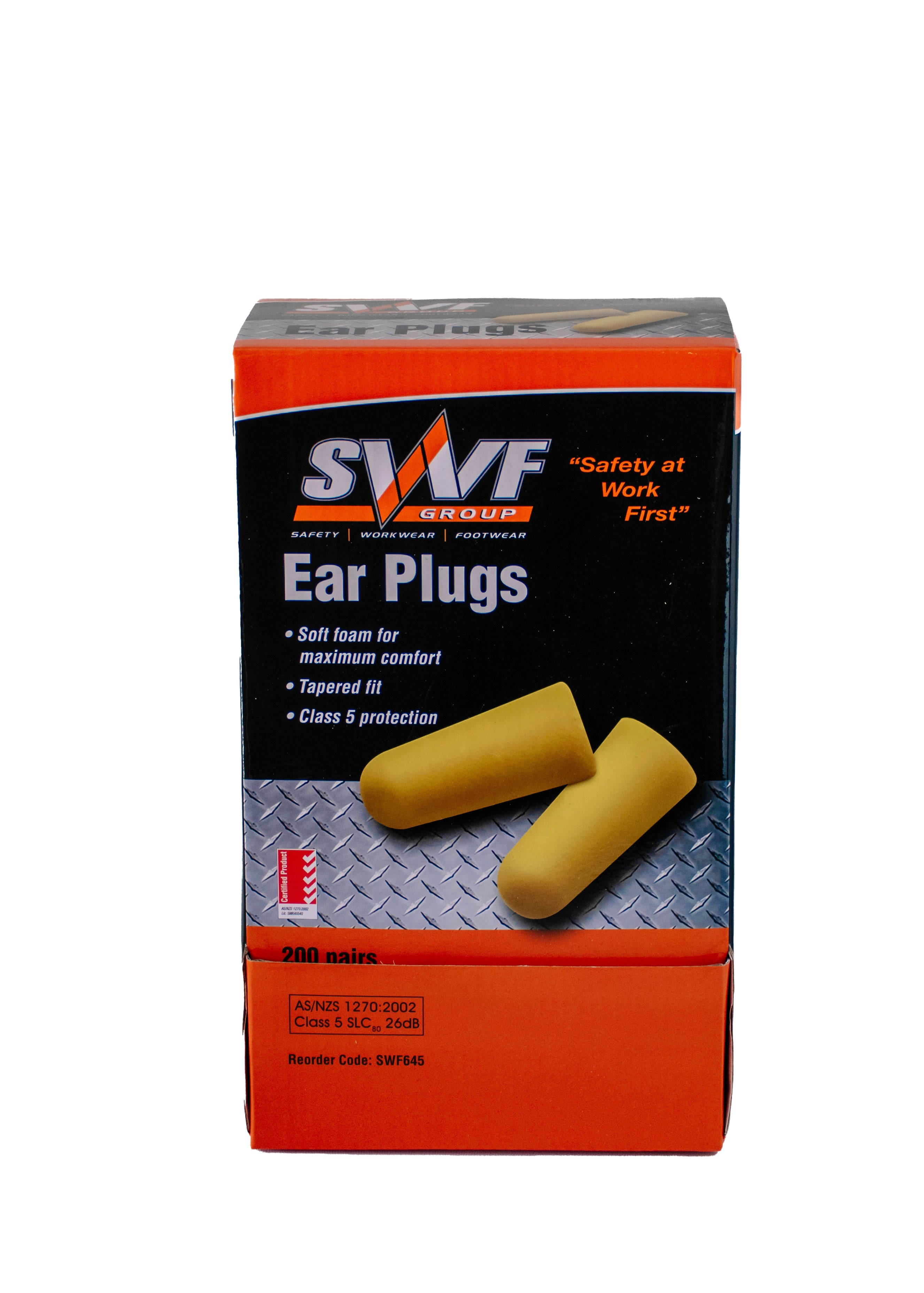 SWF Uncorded Ear Plugs Box 200