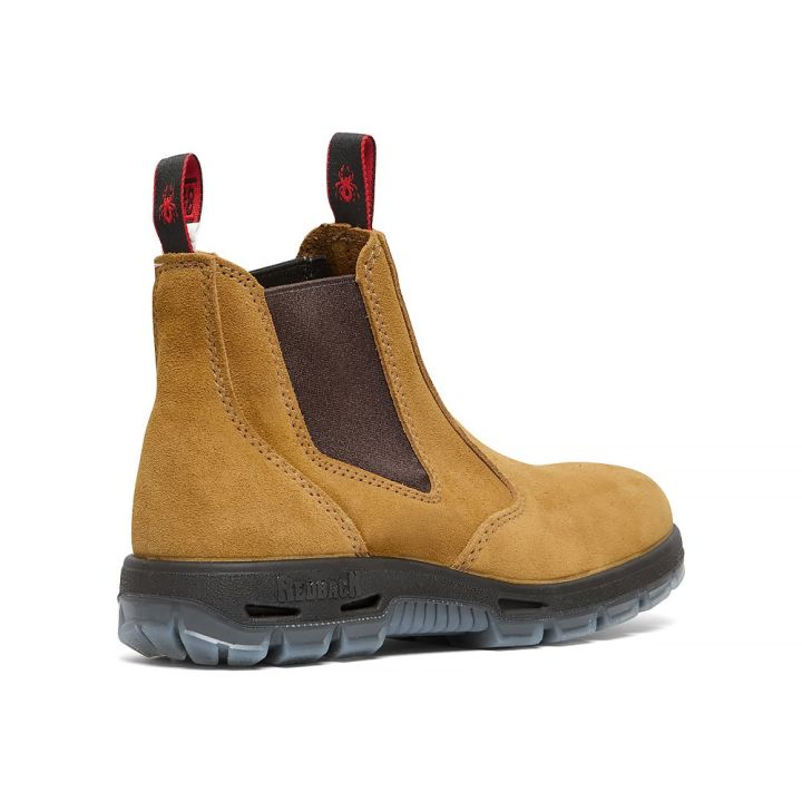 Redback Elastic Sided Work Boot Suede
