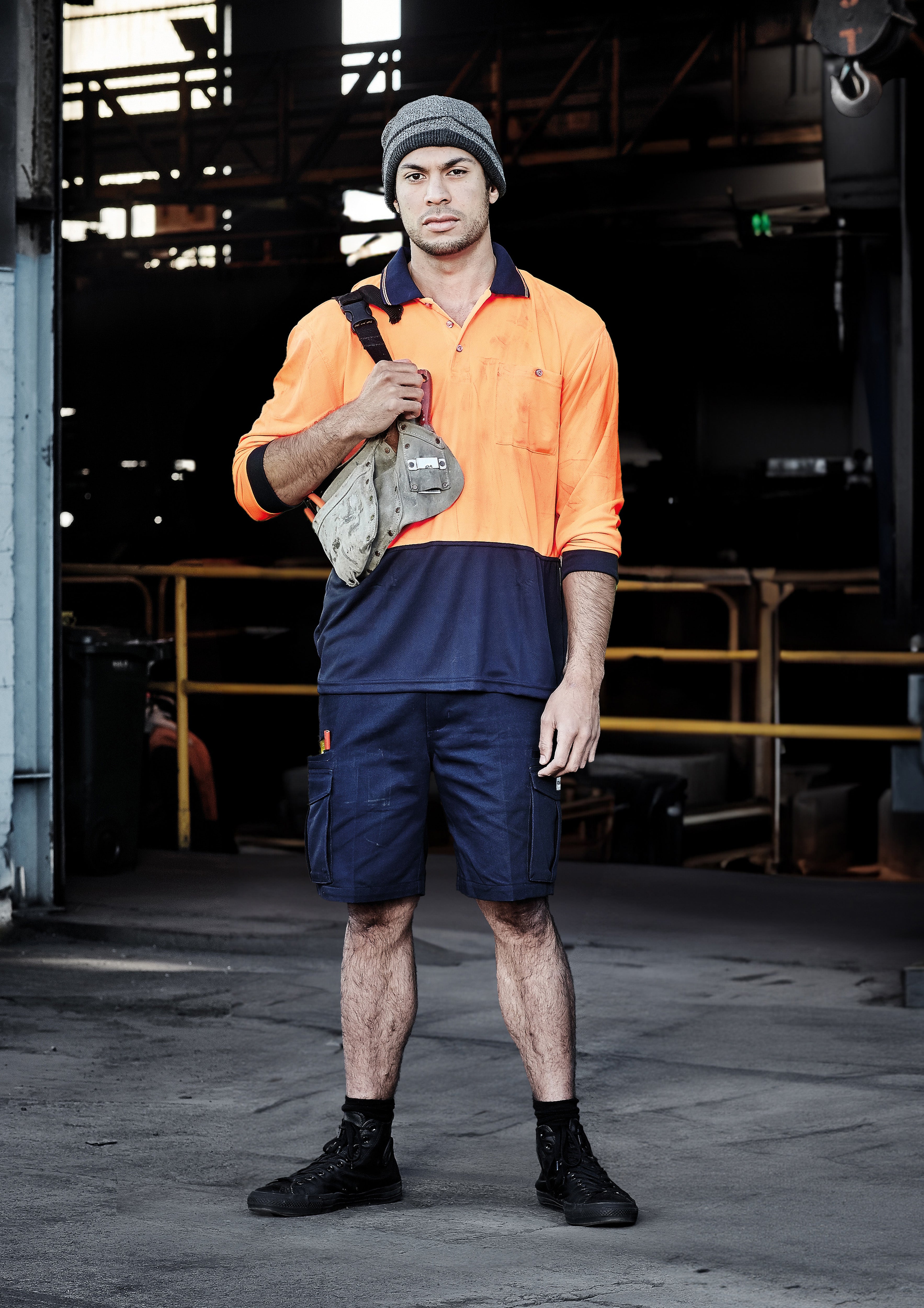 Syzmik ZH232 Unisex Hi-Vis Basic Spliced L/S Polo